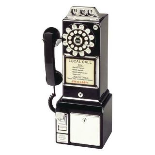 Wall - Mount Classic Rotary Pay Phone Old Fashioned Vintage - Design Telephone Home