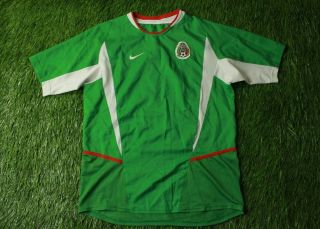 Mexico National Team 2003/2004 Football Shirt Jersey Home Nike Young Xl