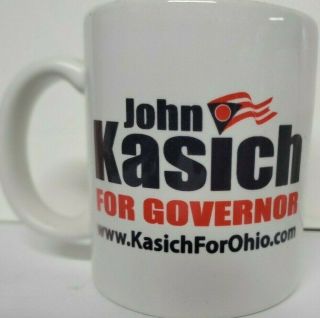 2 CERAMIC MUGS JOHN KASICH FOR OHIO GOVERNOR AND KASICH - TAYLOR FOR OHIO 2010 3