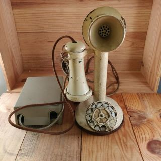 Vintage Automatic Electric Company Candlestick Rotary Phone