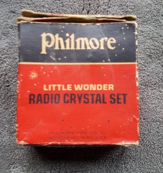 Philmore Mfg.  Co.  Little Wonder Radio Crystal Set Cat.  No.  7000 2