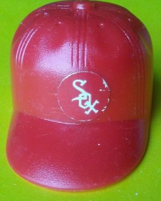 1970 Chicago White Sox Vintage Mini Cap Hat Gumball Machine Baseball Bat Helmet