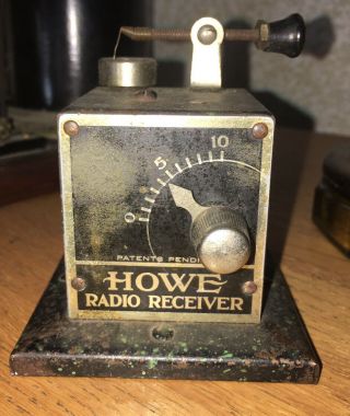 Howe Crystal Detector Radio 1920s -