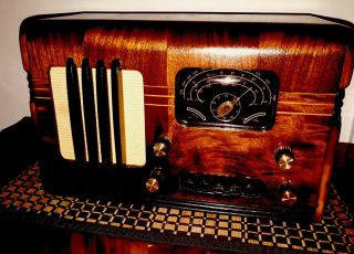 1938 Silvertone Model 6250 Restored Antique Radio W/ Bluetooth Speaker