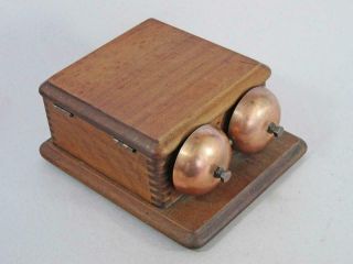 Fine Vintage Wooden Gpo Telephone Bell Box Bell Set No 1a Very