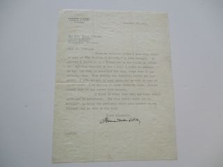 Antique Letter Autograph By Famous American Lammot Du Pont Ii Businessman 1941