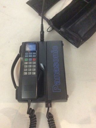 Vintage Panasonic Eb - 2501 Mobile Car Cell Phone Transceiver Unit Not