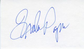 Freda Payne - Singer & Actress/band Of Gold/signed Card