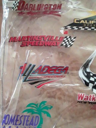 NASCAR Vintage Raceway Clear tote Bag Daytona Talladega Watkins Darlington 2