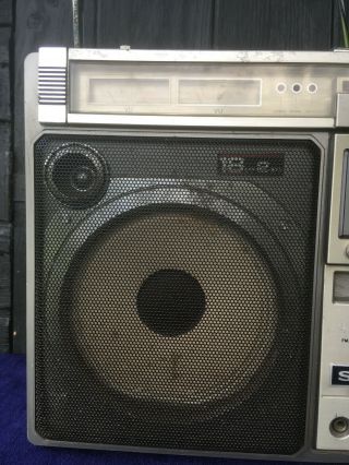 Vintage SHARP GF - 9494 Ghetto Blaster Boombox Stereo Radio Tape JAPAN 1980s 2