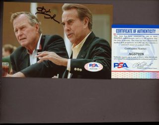 Senator Bob Dole Signed 4x6 Picture Psa Dna Certified Autograph Bush Trump