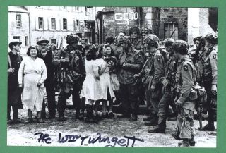 William Wingett Wwii Band Of Brothers 101st 506th Signed 4x6 Photo E17359