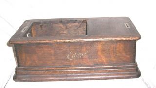 Edison Home Model D Phonograph Case Bottom And Bed Plate Frame