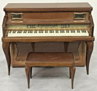 Vintage Steinweigh Piano Transistor Radio W/ Bench