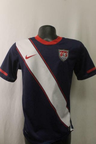 Team Usa Olympic World Cup Soccer Jersey Us Boys Large Nike Dri - Fit