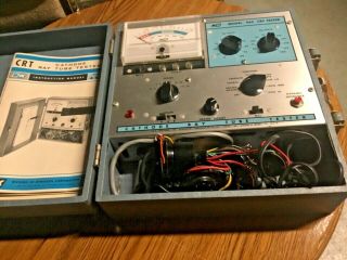 1966 B&K model 465 CRT Cathode Ray Tube Tester Dynascan Corp W Accessories 2