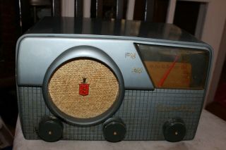 Vintage Rare Crosley Radio Model E - 30 Be Blue