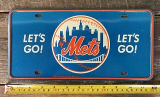 York Mets License Plate