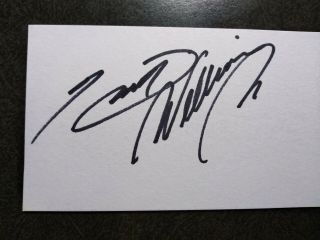 Hank Williams Jr Authentic Hand Signed Autograph 3x5 Index Card - Music Legend