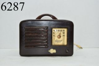 Vintage General Television Radio Stereo Portable 1940 40s Collectible Audio Old