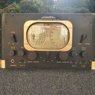 Rare 1938 Howard Model 440 Communication Receiver Radio
