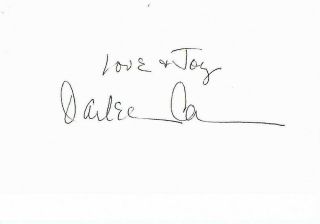 Darlene Carr Actress The Streets Of San Francisco Signed Index Card Autographed