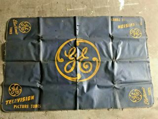 Vintage General Electric Ge Electronic Tubes Large Cover Mat Display