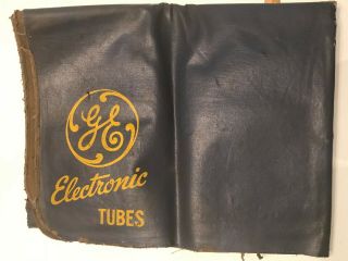 Vintage General Electric GE Electronic tubes large cover mat display 2