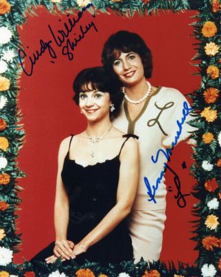 Penny Marshall Cindy Williams Laverne & Shirley Signed Photo