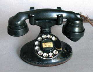 Vintage 1930’s Western Electric Telephone Model 202 With E1 Handset