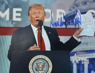 Donald Trump Autographed Signed 8x10 Photo Reprint,