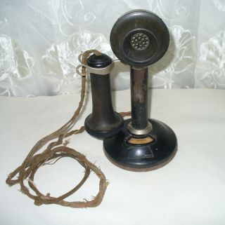 Antique Vintage 1900’s Stromberg Carlson Candlestick Telephone