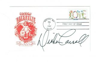 Tv Star Actress Diahann Carroll Autograph On Valentines Stamp Fdc