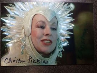 Christina Pickles Hand Signed Autograph 4x6 Photo - Masters Of The Universe