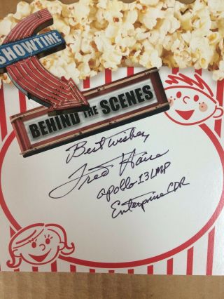 Autograph Fred Haise,  Card Bucket Of Popcorn (christmas Special)