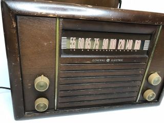 Vintage 1940 ' s General Electric GE Tube Radio/Phono Model 304 Unrestored 3