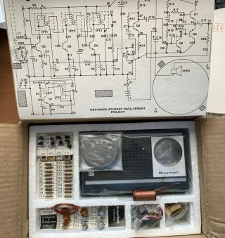 Vintage Nos Graymark 8 Transistor Radio Kit - Unassembled