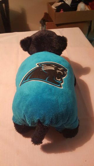 Carolina Panthers Vintage Pillow Pets Mascot Football NFL Plush Stuffed Cat Toy 3
