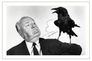Alfred Hitchcock The Birds Autograph Signed Photo Print Poster