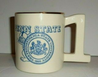 Vntg.  Penn State University Nittany Lions 1982 National Champions 1 Handle Cup