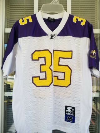 Starter Lsu " Fighting Tigers " 35 Football Jersey Youth 10/12