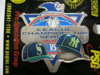 2000 Alcs Seattle Mariners Vs York Yankees Mlb Baseball Pin Collectors Lapel