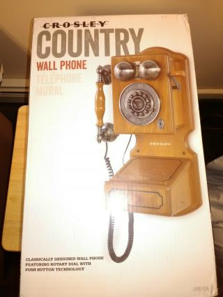 Crosley Country Wall Phone Model Cr92 - 0a