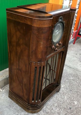 Zenith Model 12 - A - 58 Baby Stratosphere 1936 Console Radio 2
