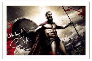 Gerard Butler 300 King Leonidas Signed Photo Print Autograph