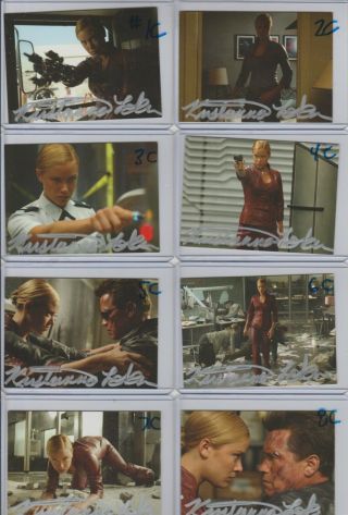 Kristanna Loken Terminator 3 Signed Trading Card 7c Bloodrayne Painkiller Jane