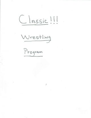 Chicago Wrestling Life Program: Ernie Ladd,  The Destroyer,  Johnny Powers