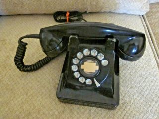 1945 Western Electric Model 302 Metal Telephone Made For The Military.