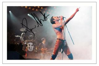 Rami Malek Autograph Signed Photo Print Bohemian Rhapsody Queen Freddie Mercury
