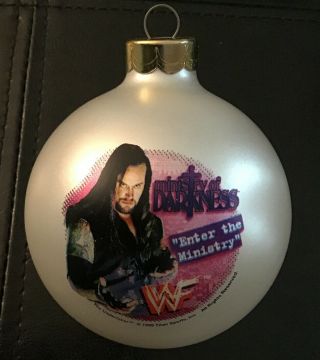 Wwf Wwe Undertaker Holiday Christmas Ornament Bulb 1999 Enter The Ministry